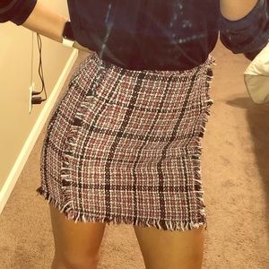 Woven Mini Skirt